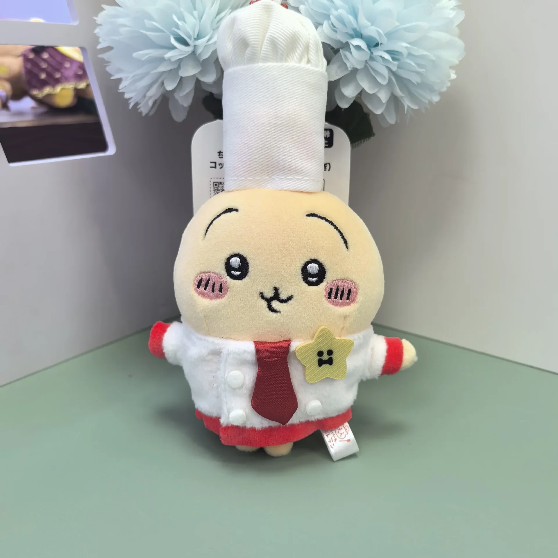 Chiikawa Cute Restaurant Chef Series Doll Pendant Usagi Hachiware Plush Pendant Backpack Pendant Plush Toy Kids Gift