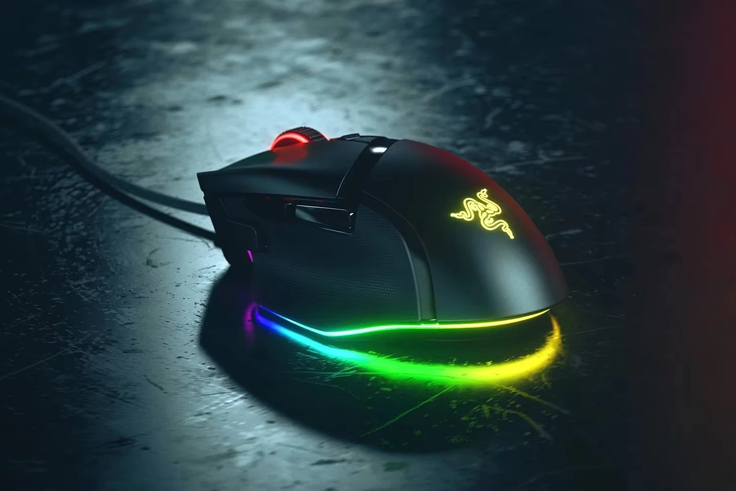

Razer Basilisk V3 26K/35K DPI оптический датчик проводная игровая мышь для киберспорта 11 программируемых кнопок 70G ускорение RGB освещение