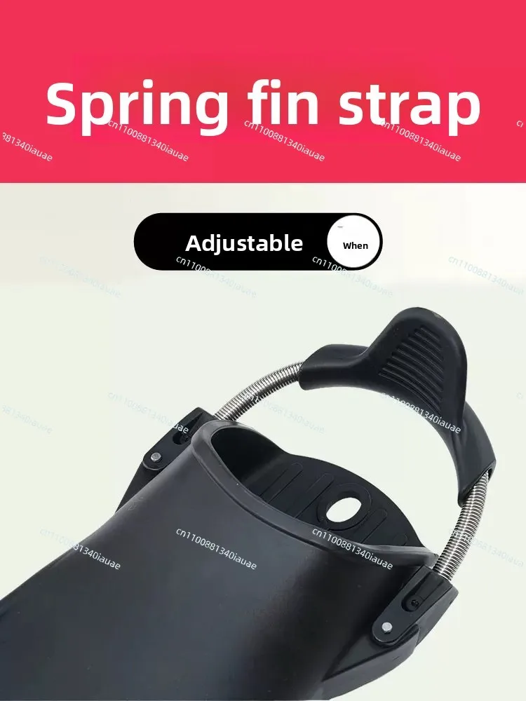 Adjustable Spring Buckle Diving Gear Full Rubber Jet