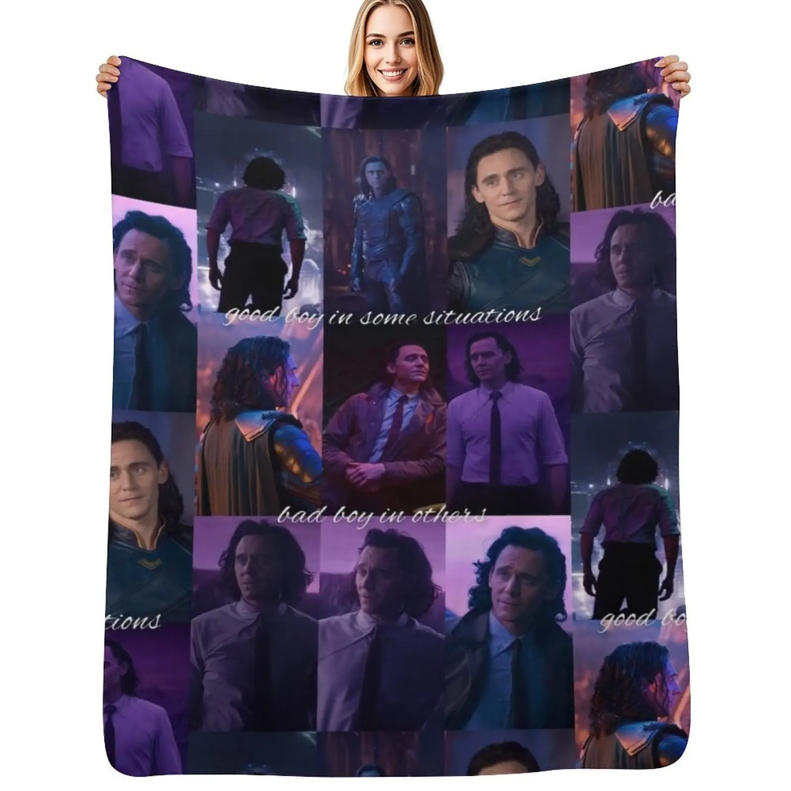 Tom Hiddleston Throw Blanket Warm Cozy Throw Blanket for Living Room Couch