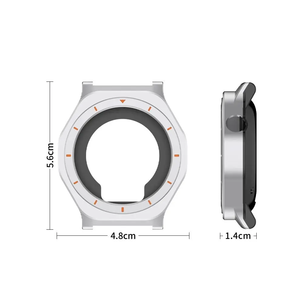 حافظة ساعة معدنية بديلة مضادة للخدش ومضادة للصدمات وغطاء حماية للشاشة لساعة CMF Pro 2