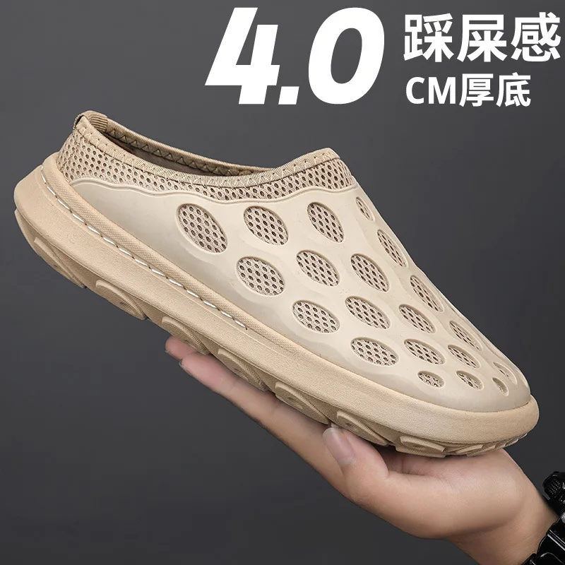 

Summer Men Sandals Home Garden Shoes Comfortable and Lightweight Men Slippers Non-Slip Soft Bottom Flip Flop Sandals zapatos