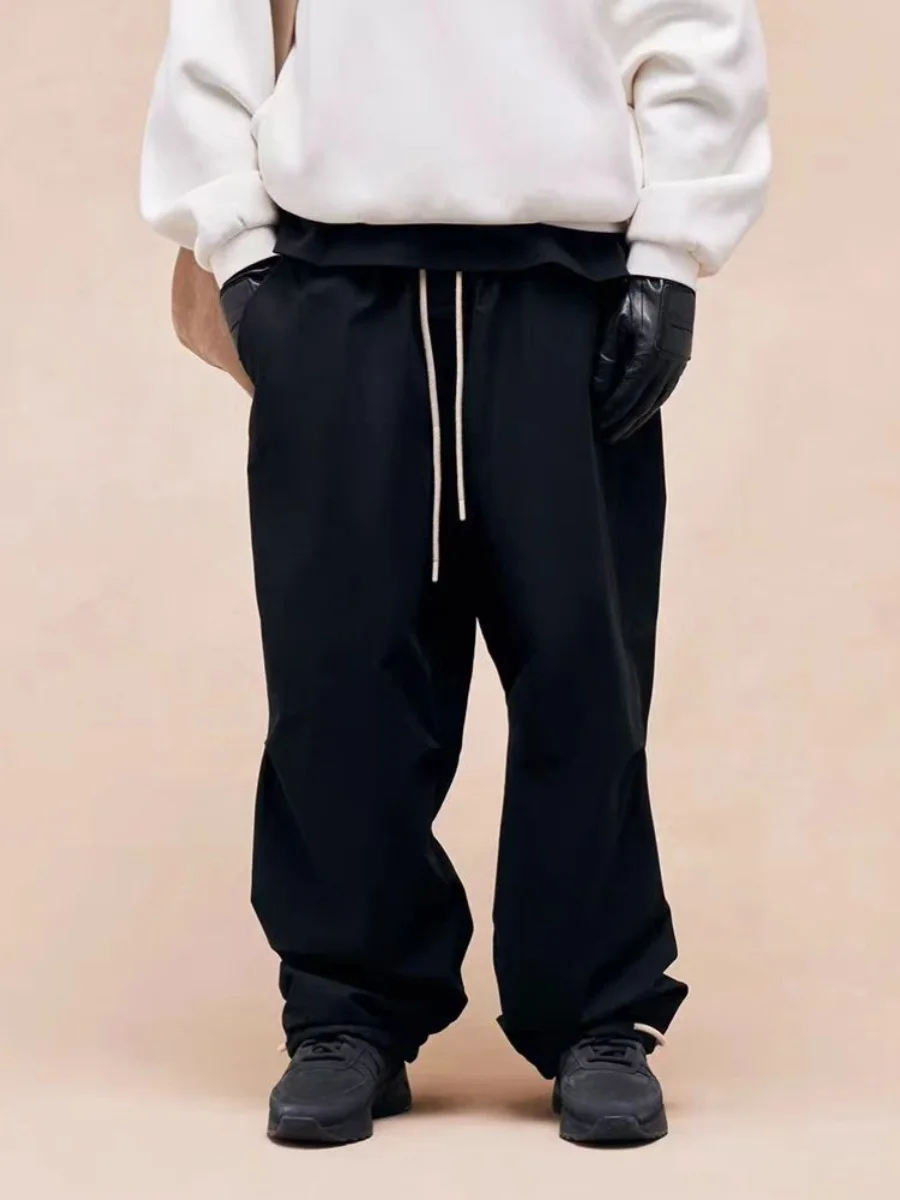 

entials Paratrooper Pants Casual Loose Weave Qui Dry Long Trousers ex Heavyweight Faionable American Leisure