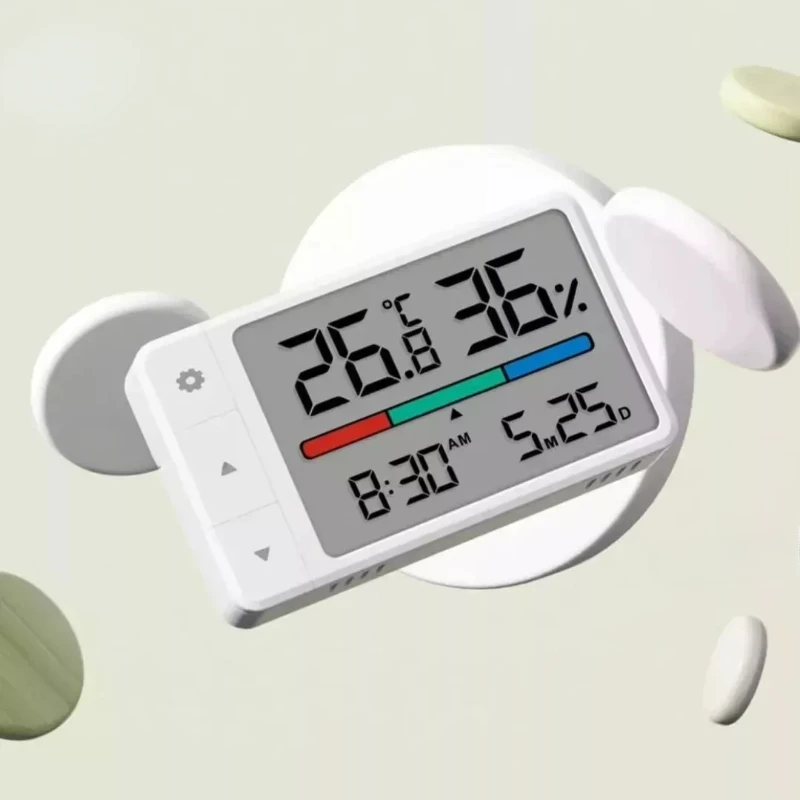 MiaoMiaoCe Intelligent Thermometer Hygrometer Multi Function  High-precisionl Digital Clock Weather Station Tool for Home