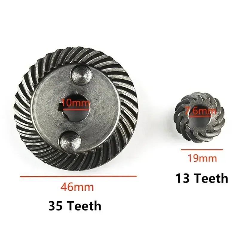 Imagem -05 - Conjunto de Engrenagens Cônicas em Espiral de Metal para Moedor de Ângulo 9523 Máquina de Polimento Peças de Reparo Acessórios de Ferramenta Elétrica Peça