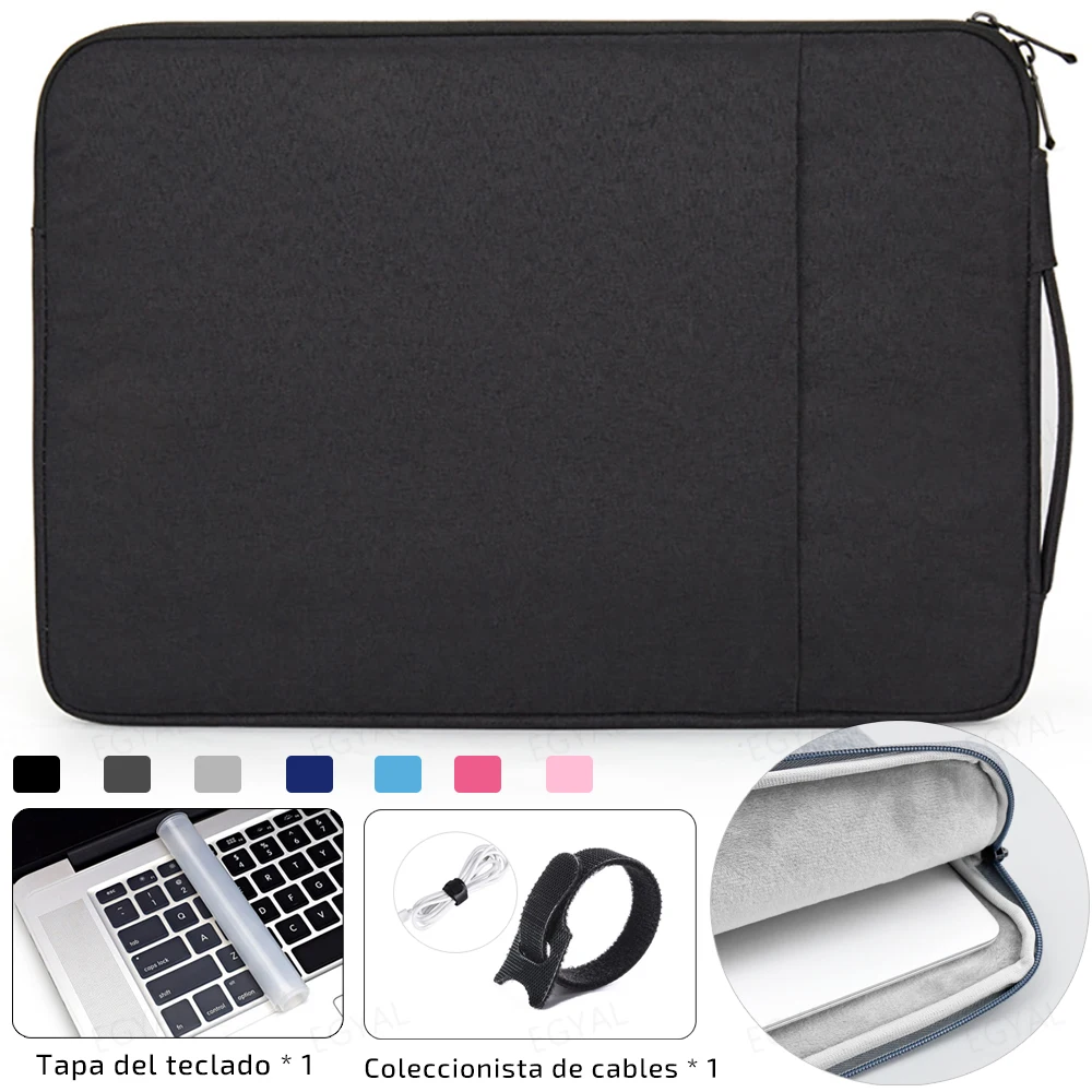 Funda para ordenador portátil de 13 pulgadas, 14 pulgadas, 15,6 pulgadas y 17 pulgadas para lenovo, Macbook, XiaoMi, HuaWei, ASUS, Acer, HP, superficie, bolsa para portátil, bolsas de mano