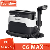 Teendow C6 MAX 3-In-1 Upholstery and Carpet Cleaner, 1650W Steam, 12000Pa Suction, Dual Tanks, Pet-Friendly, Multiple Nozzles