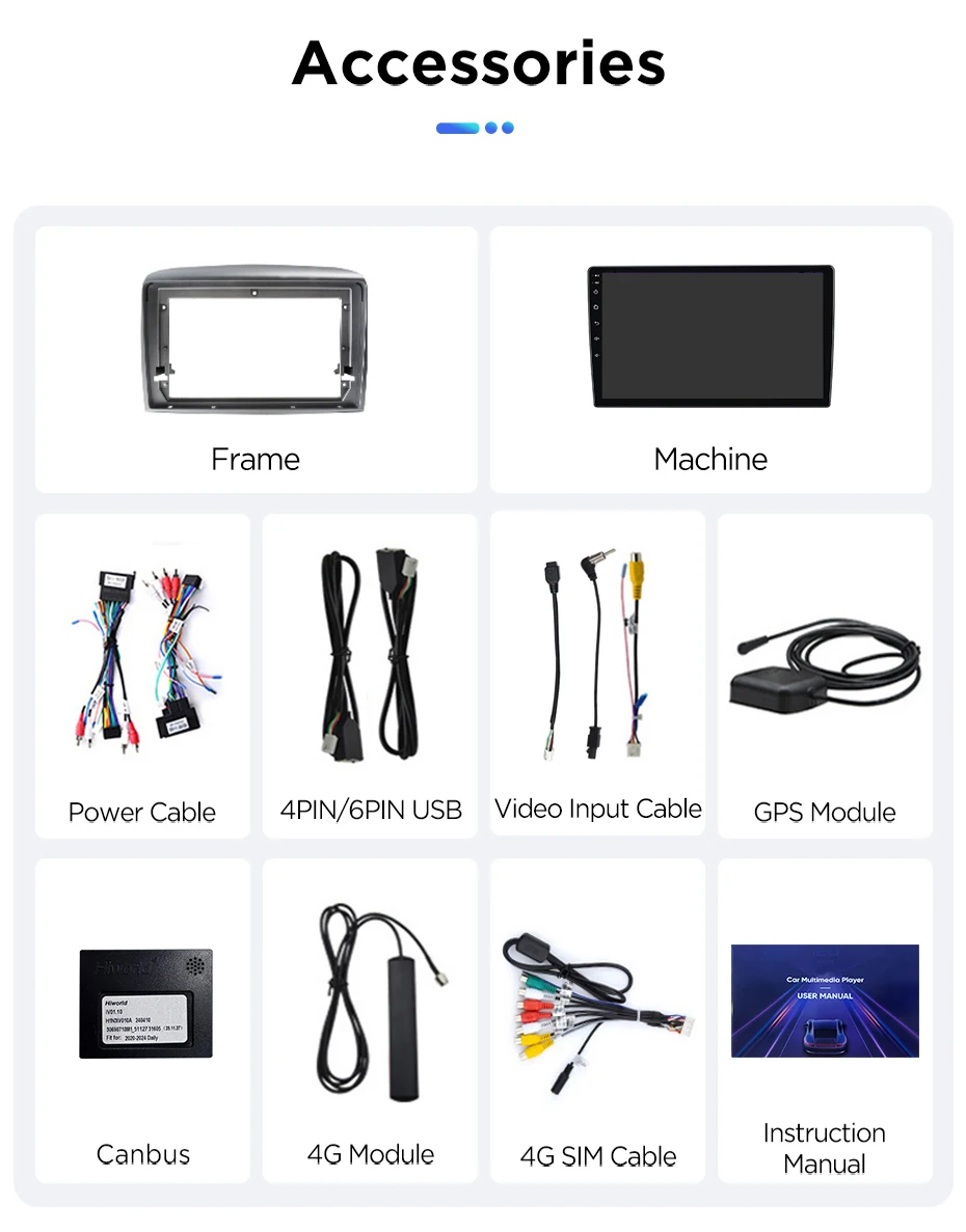 Junsun Android Auto Autoradio für Lancia Ypsilon 2006 2007 2008 2009 2010 2011 Multimedia Wireless Apple CarPlay Intelligente Systeme IPS Touchscreen Stereo Video Player 2 Din Autoradio Head Unit Navigation BT GPS 4G WIFI FM AM DSP RDS SWC – Detail 26