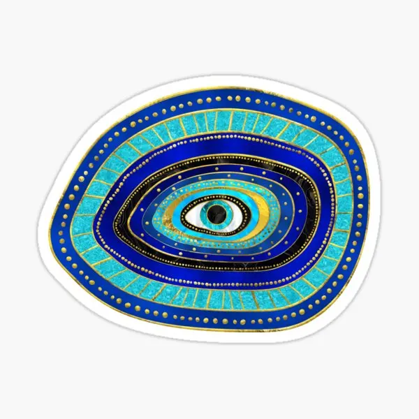 

Car whammy Splicing Quality Evil eye bead Model-2 Sticker Car Paste Sticker 15CM