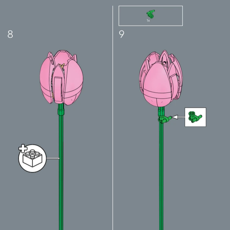 New The Botanical Tulip Bouquet Decorative Compatible With Legoed Christmas Birthday Gifts DIY Home Ornaments - view 4