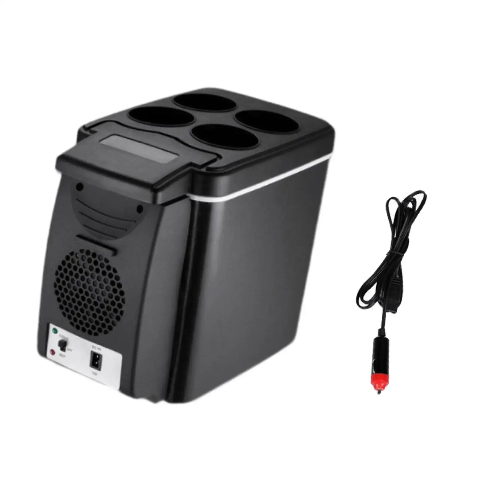 6L Fridge Cooler Portable Freezer Cabin Picnic 12V Small Car Refrigerator