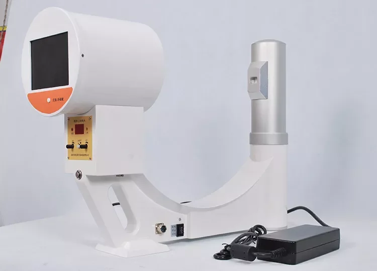 Mesin x-ray portabel genggam medis, mesin fluorografi Mini C Arm X ray Digital untuk rumah sakit