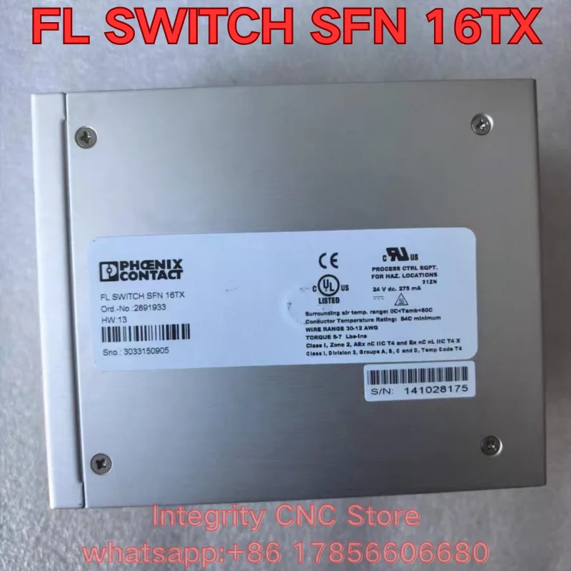 Second-hand FL SWITCH SFN 16TX industrial switch function test is normal 2891933 Latest Prices as of September 2026 - view 5