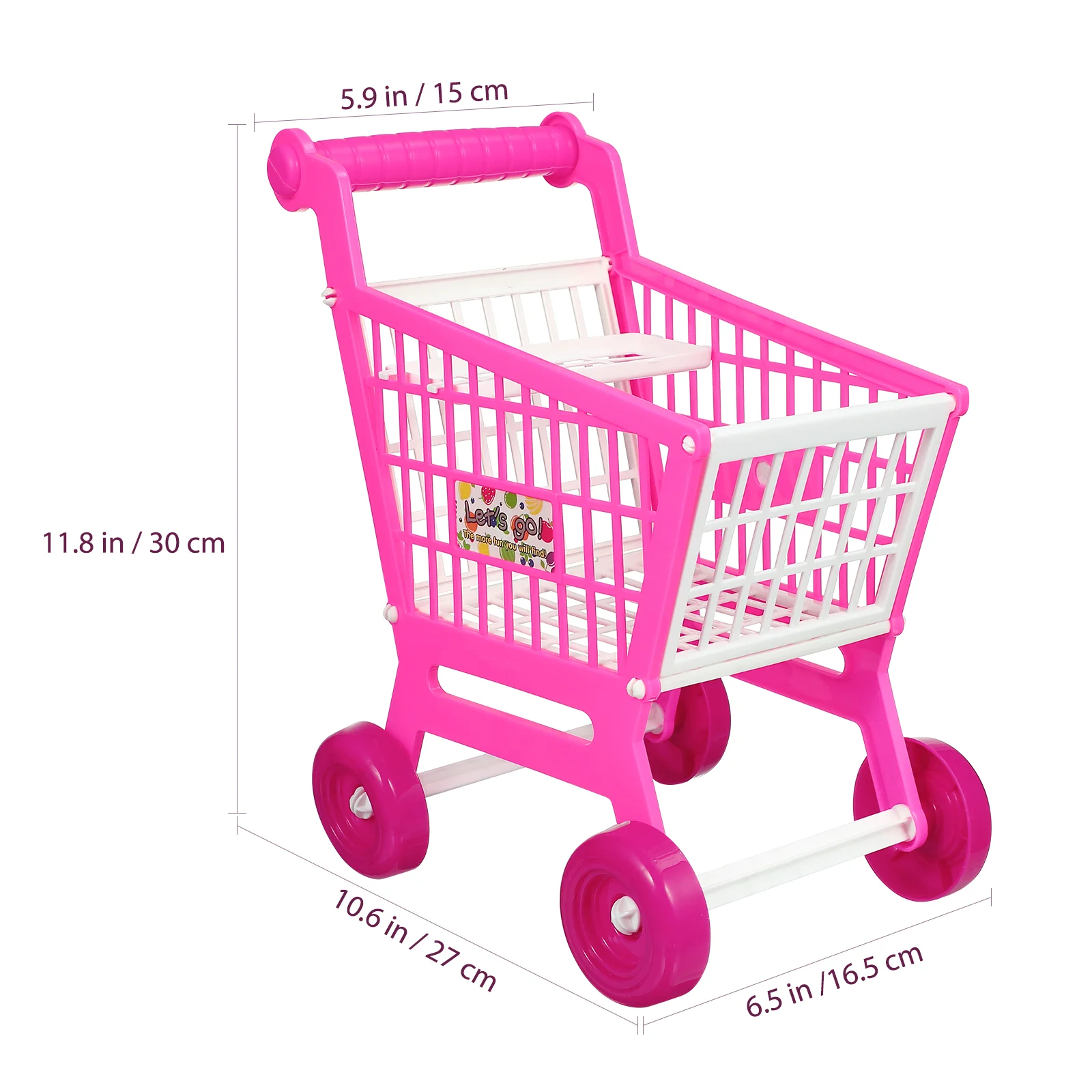 Carrito de compras de simulación, juguete para comestibles, supermercado de plástico para niños pequeños, Mini cochecito de bebé