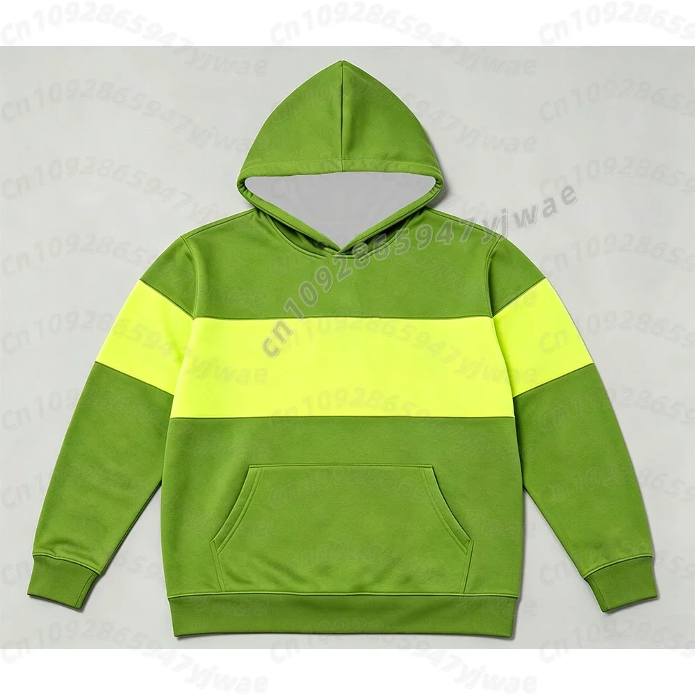 Deltarune Undertale Kris Cosplay Hoodies Langarm Mode Kapuzenpullover Herren Grün Gelb Gestreifter Pullover Damen Hoodies – Detail 4