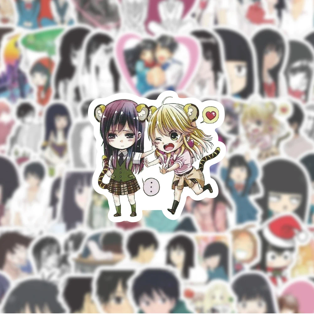 10/30/60 قطعة كيمي ني تودوكي ملصقات الكرتون لطيف Kuronuma Sawako أنيمي الفتيات الشارات دفتر حقيبة الهاتف ملصق الديكور #3