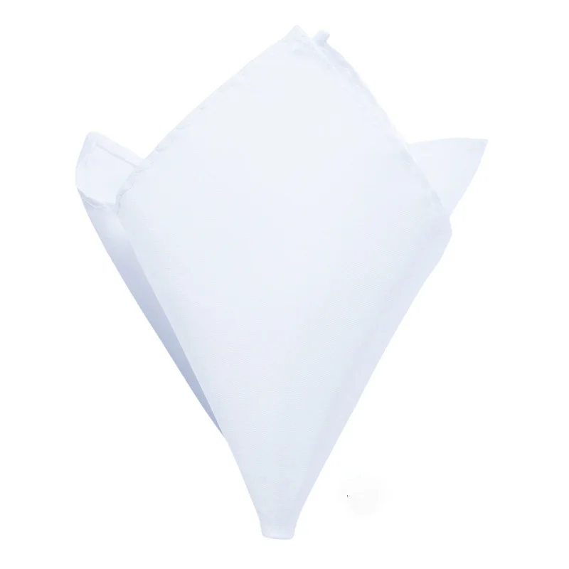 1Pcs Fashion Suit Party Plain Men Pocket for Wedding Dress Party Square Solid Hanky Handkerchief Pocket Square Silk Hanky