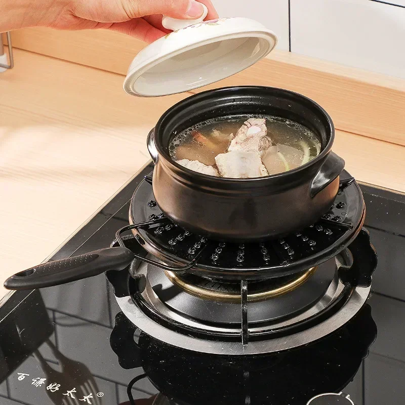 Gas cooker heat conduction plate Potholders hot milk gas home enamel temperature uniform non-slip radiator heat conduction plate