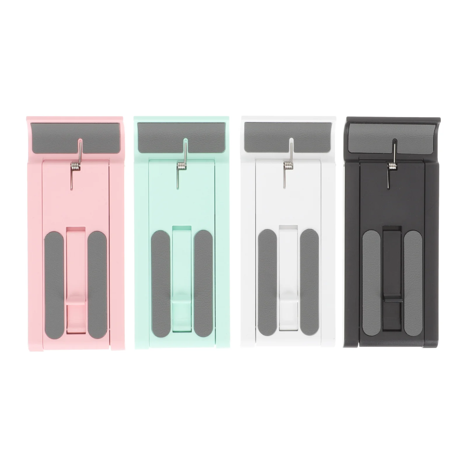 

4pcs Folding Support Mobile Phone Stand Adjustable Tablet Bracket For Desktop Cell Phone Holder Compact Travel Use