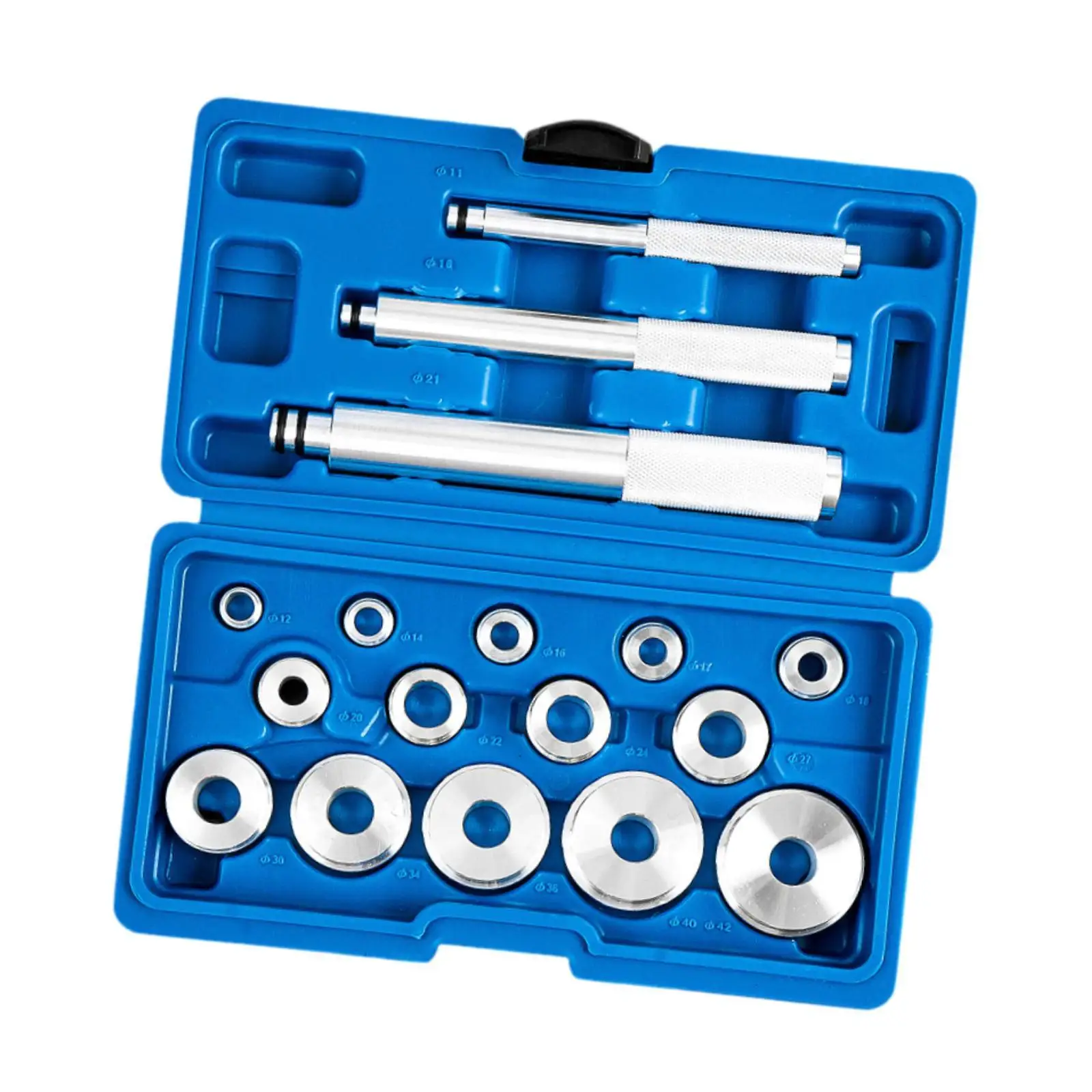 

17 Pieces Bearing Press Kits for Bearing Installation Axle Bushing Sturdy Professional with Storage Box Installer Seal Installer