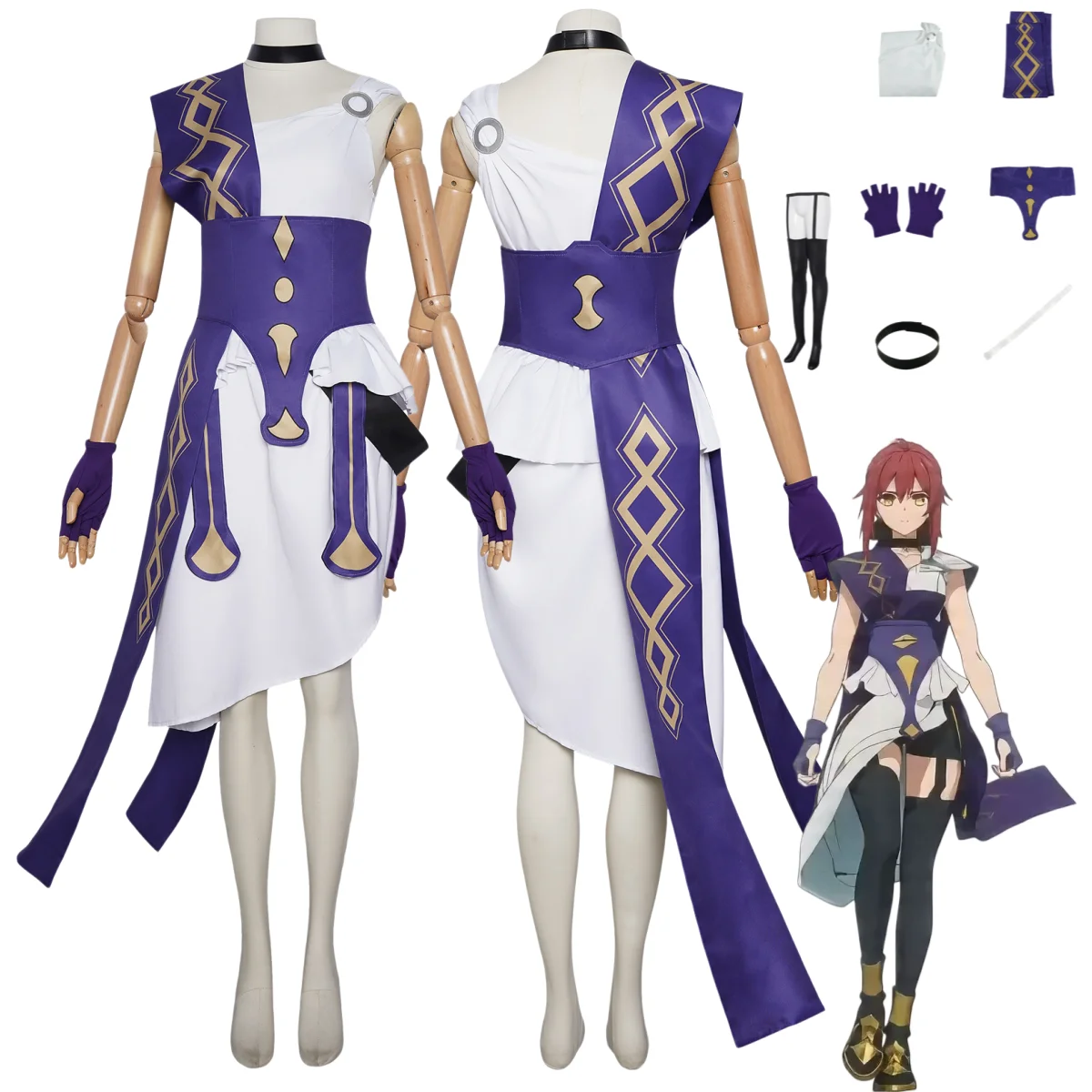 

Anime Game Fate/strange Fake Hippolyta Cosplay Costume Battle Uniform Dress Accessories Woman Sexy Carnival Halloween Suit