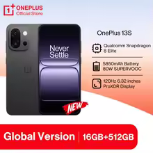 【¥80,064】OnePlus 13S グローバル版 12GB 512GB ブラック 特別割引-アリエク特価アラート