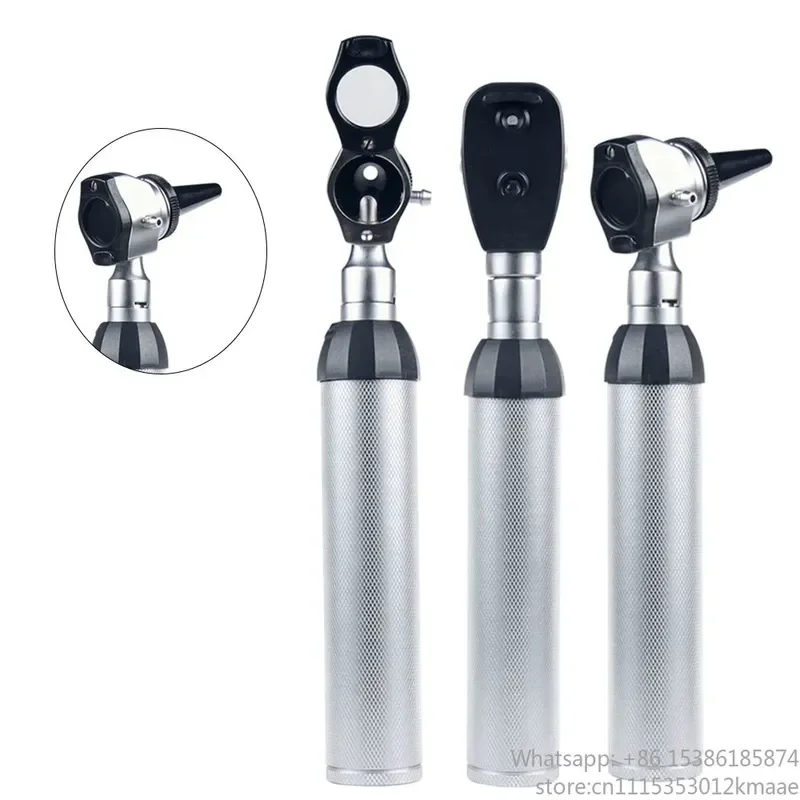 Vequyn Portable Mini Fiber Optic ENT Otoscope Set Ear Care Diagnostic Kit with Custom Logo