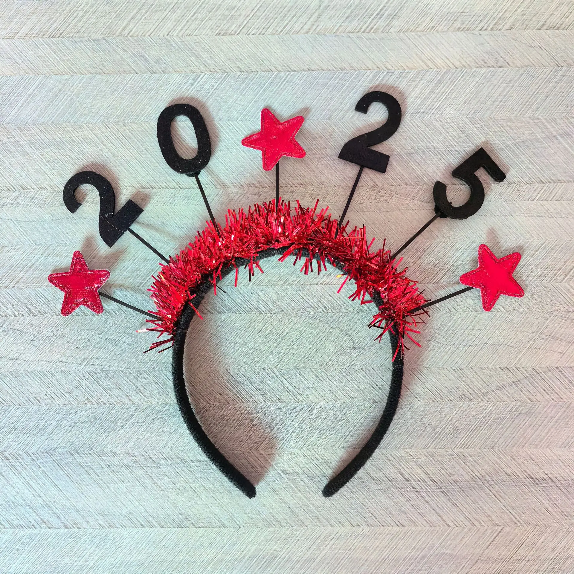 Numbers Happy New Year Headband Christmas Photo Props Xmas Party Decoration Supplies Creative Children Adult Headwear Gifts