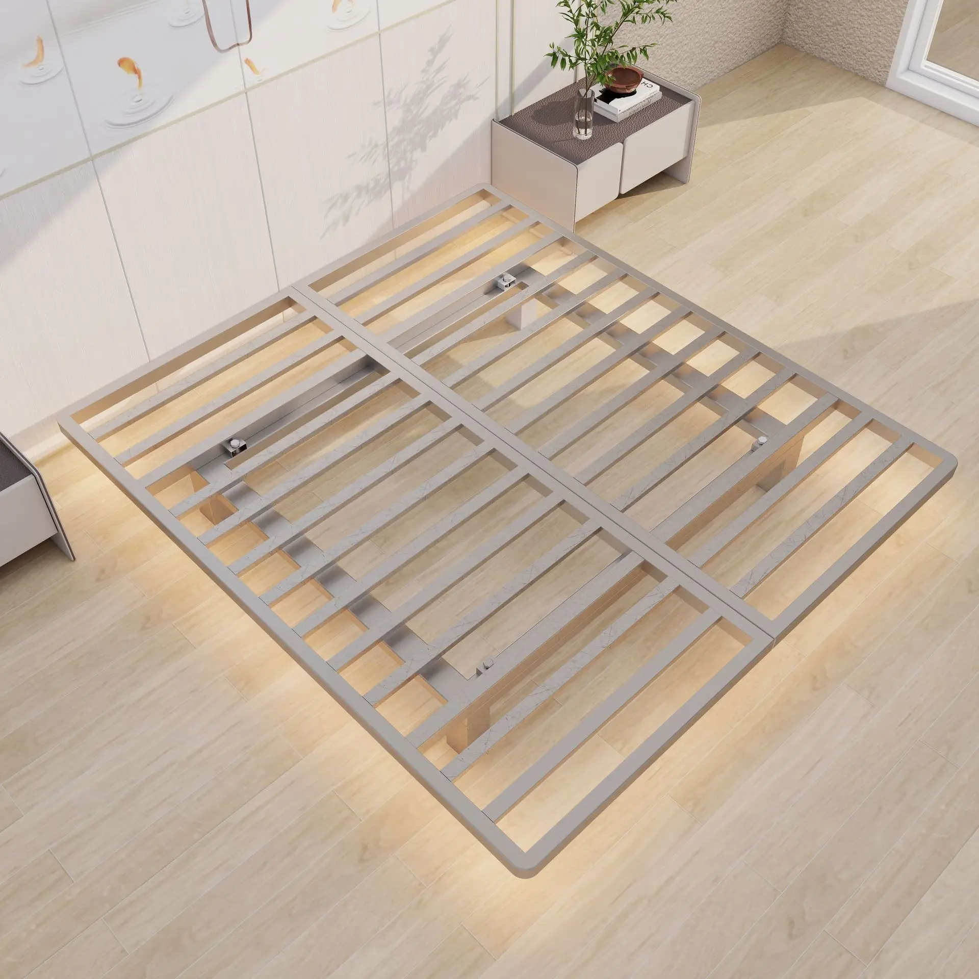 Подвесная кровать, простая прикроватная полка, скелет, бытовая односпальная, двойная, утолщенная, влагостойкая