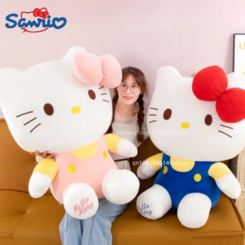

95 см супер большой размер Sanrio Hello Kitty аниме плюшевая кукла Kawaii украшение комнаты куклы мультяшные подушки украшения подарки