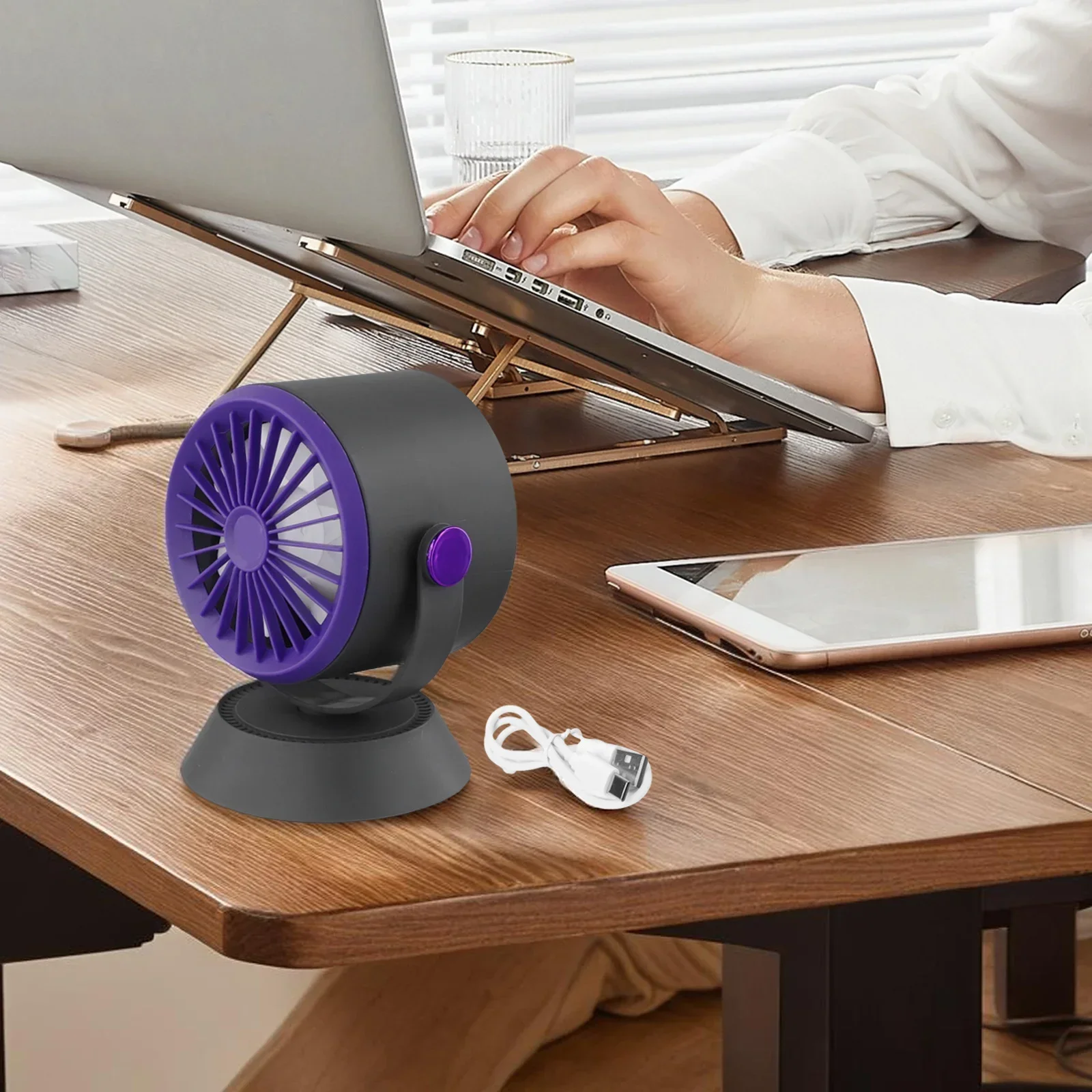Household Circulation Fan Digital Display Fan Intelligent Digital Display Lightweight Design Fan Household Fan Bedroom Use
