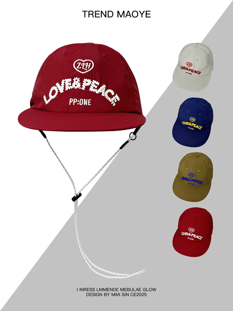 

flat brim quick-drying cap women's outdoor sports mountaineering sun protection cap big head circumference baseball cap men