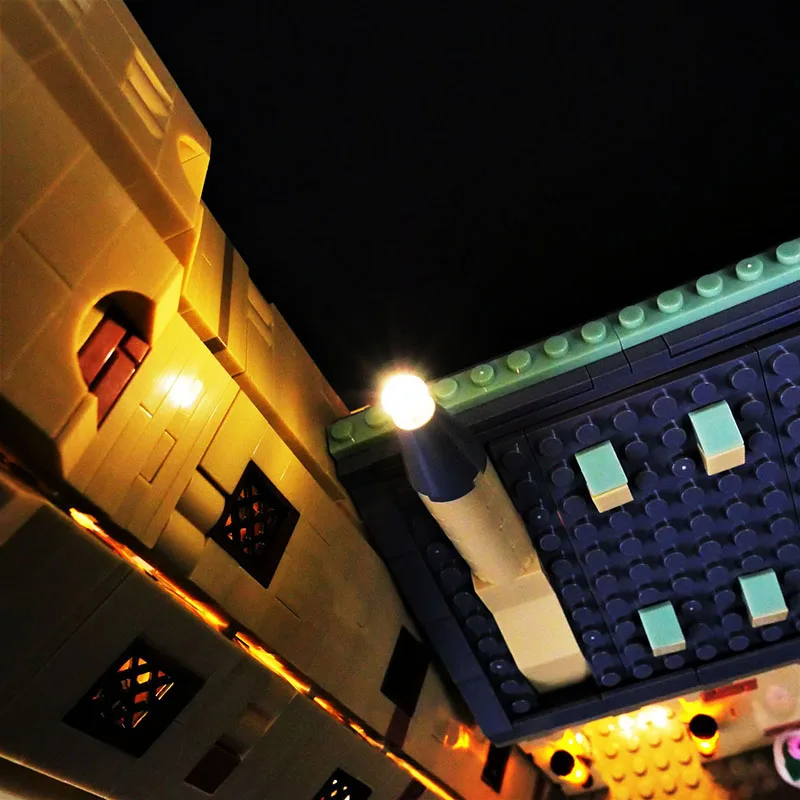 Kit d'éclairage LED pour château de Poudlard LEGO 76454, la tour principale, cadeau de noël (blocs de construction non inclus, Kits de briques, ensembles de modèles)