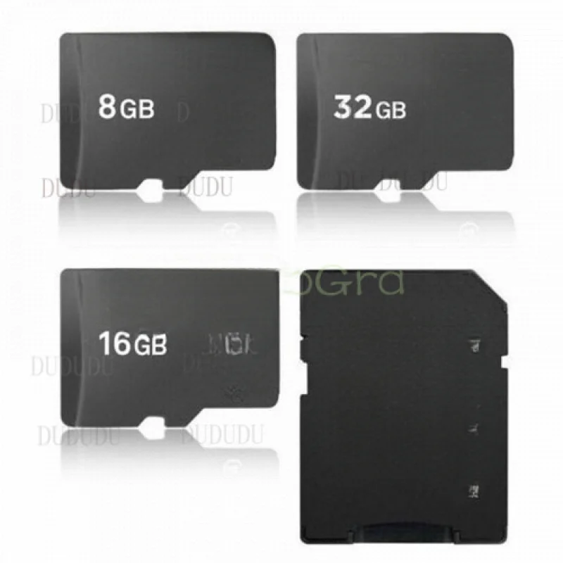 D for SanDisk 2GB 4GB 8GB 16GB 32GB TF Micro SD SDHC Standard C4 Memory Card + Adapter
