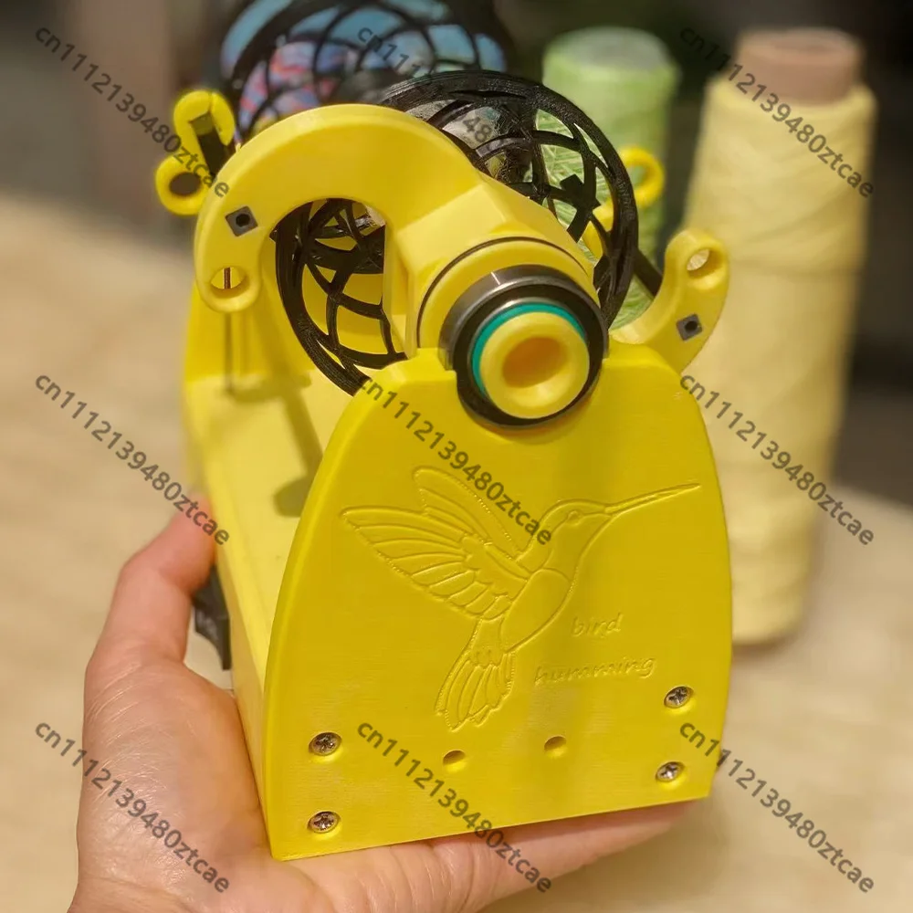 Compact Electric Yarn Spinning Wheel With Foot Pedal Type-C Charging Portable Freehand Wool Spinner Machine