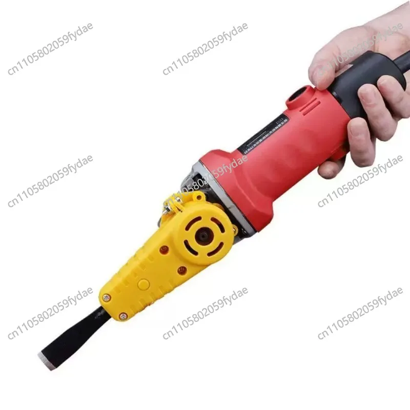 Wood Carving Electric Chisel Changed Angle Grinder Into Power Chisel Woodworking Tool