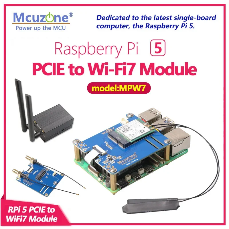 PCIE para M.2 E-Key, WiFi 7, HAT com BT, Suporte BE200,WiF6E, AX210,AX200., Modelo: MPW7 Google Coral Edge TPU HAT, Free Drive