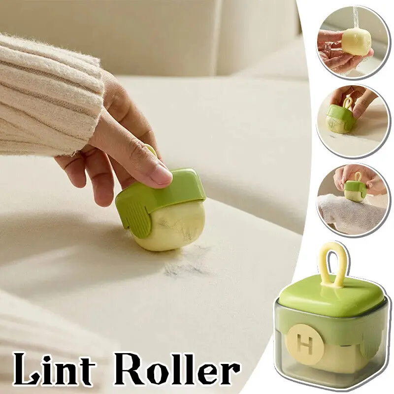 1pc Portable Clothes Sticky Dust Roller Brush Reusable Pet Eliminator Hair Remover Reusable Pet Hair Remover Dust New