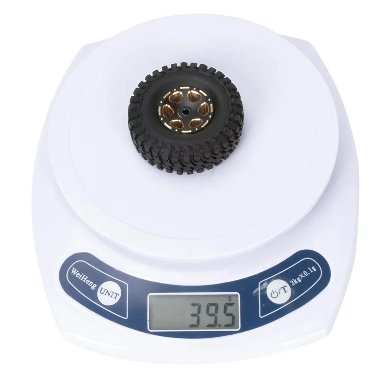 4 pezzi 1.0 "ottone Beadlock mozzo ruota cerchi pneumatici set per 1/24 RC Crawler Car Axial SCX24 AXI00001 Catenaccio Gladiatore Xiaomi JIMNY