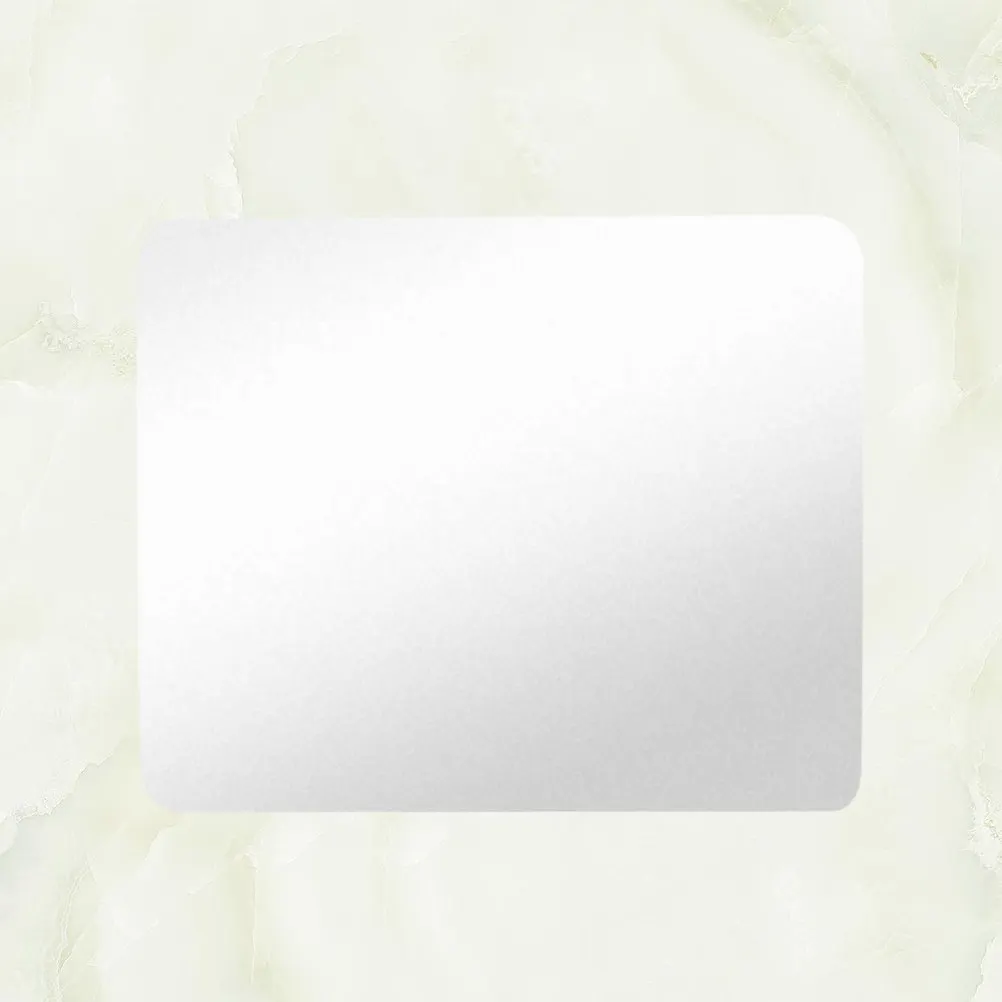 1Pcs Premium Alloy Mouse Pad Tough Metal Finish Non Slip Stable Surface Liquid Resistant Desktop Protector for Computer
