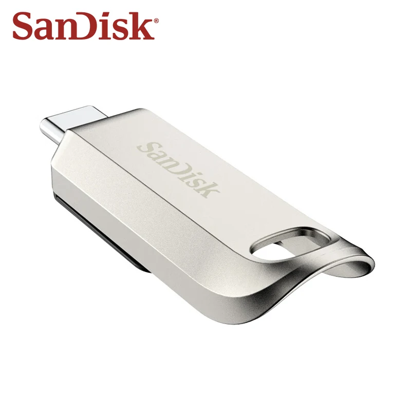 SanDisk-Clé USB 3.2 CZ75 Gen1 Type-C, 64 Go, 128 Go, 256 Go, lecteur de stylo, lecture 400, clé USB MBumentale pour téléphone intelligent, ordinateur de bureau