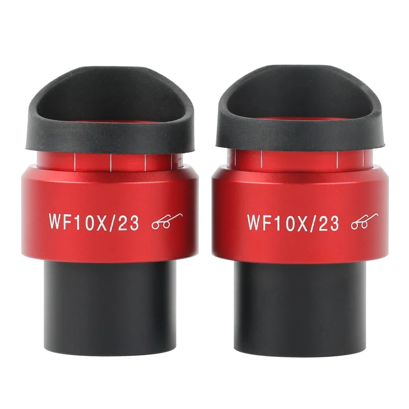 

2pcs 10X 20X WF10X 30mm Eyepiece Fo Stereo Microscope Accessories Wide Field 20mm 23mm WF10X/20 WF10X/23 WF20X/12 High Eye-Point