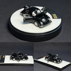 PGM 1:64 356 Black alloy full open simulation car model collection gift