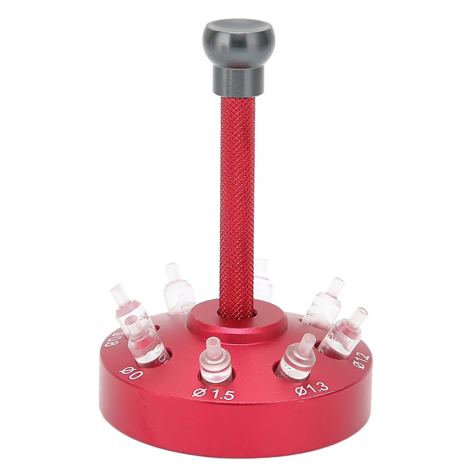 Watch Hands Fitting Setting Presser Pusher Setter with 8 Accessory Alloy Steel Watch Needle Holder Watch Repair Tool Watchmaker