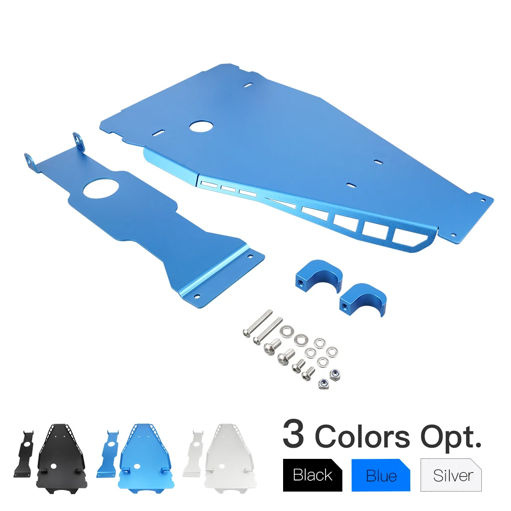 Nicecnc para yfz 450r atv boleto de alumínio chassi completo glide braço oscilante placa protetora guarda para yamaha yfz450r 2009-2024