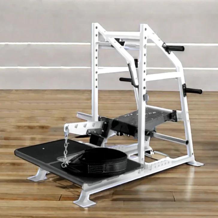

Plate Loaded Standing Pit Shark Squat Machine Custom Hip Gym Fitness Platform Resistance Band Rhino Belt Squat Machine