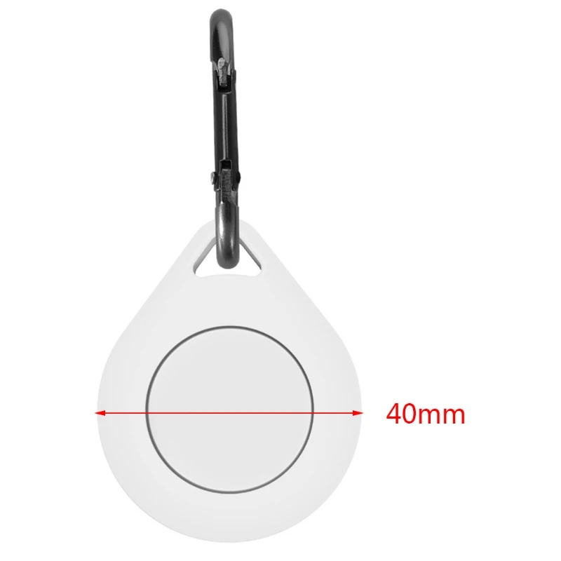 AirTags용 케이스용 보호용 케이스용 내구성 있는 긁힘 방지 연질 실리콘 쉘 위치 추적기 보호용 케이스용