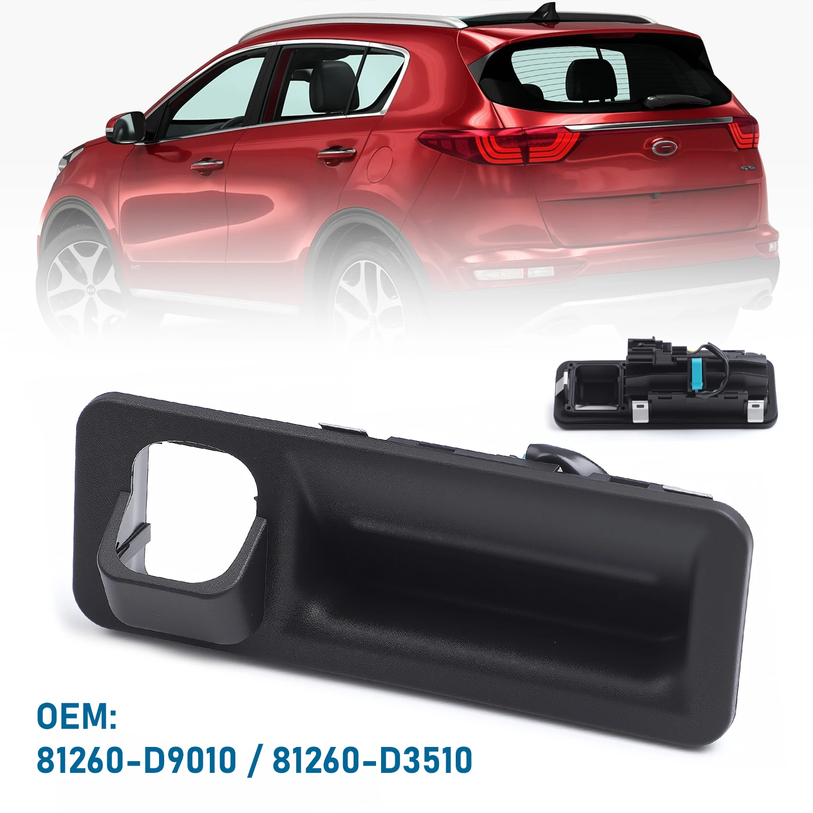 OEM 81260-D9010 81260-D3510 Car Tailgate Open Button Switch For Kia Sportage 2017 2018 2019 2.0L Outside Trunk Lid Lock Handle