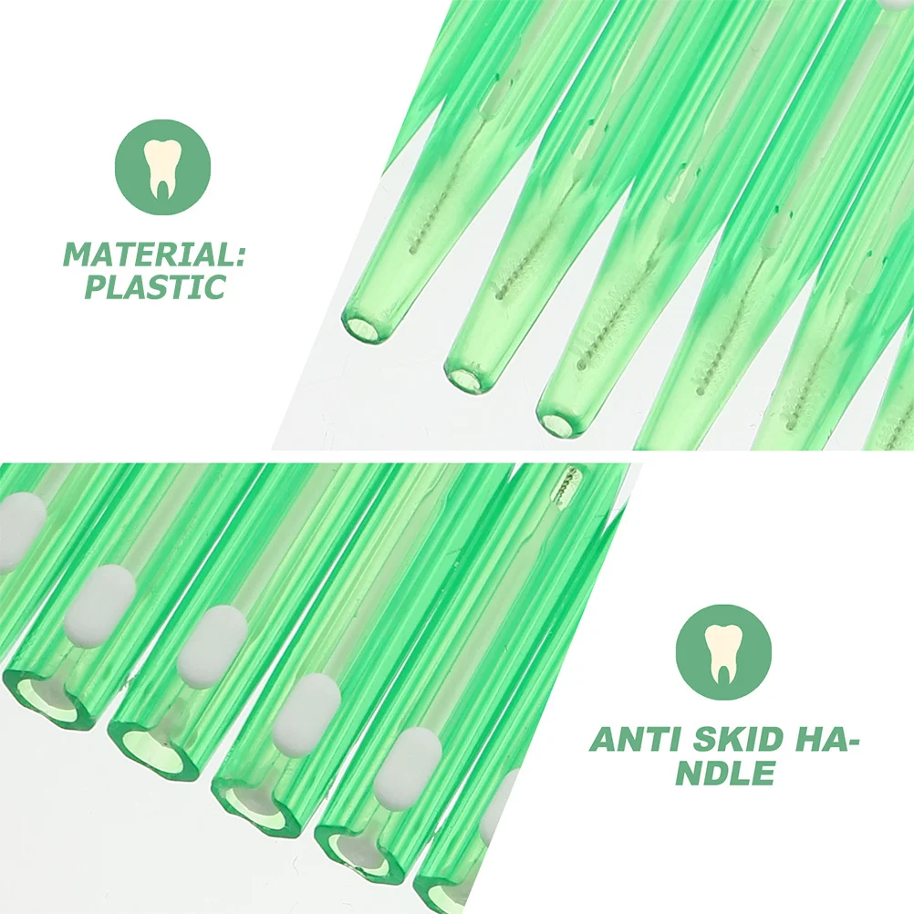 

30Pcs Small Interdental Brushes 0.8mm Efficiently Clean Around Braces Prevent Cavities Portable Size for on The Go Freshness