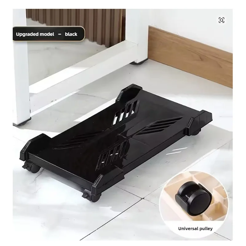 

HJ-Computer Tower Stand Gaming PC Case With 4 Caster Wheels Most For Most PC Computer Under Desk Holder